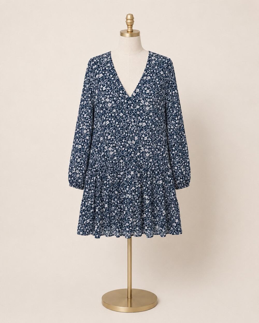 Timeless Floral Mini Dress